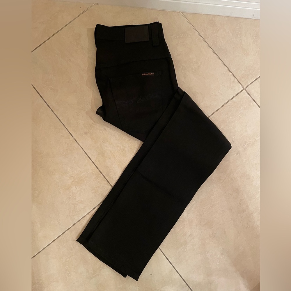 Mens new Nudie Jeans Size 32 x 32 Thin Finn